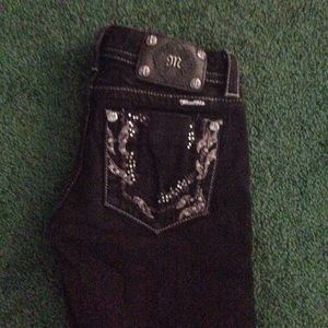 Black miss me skinny jeans