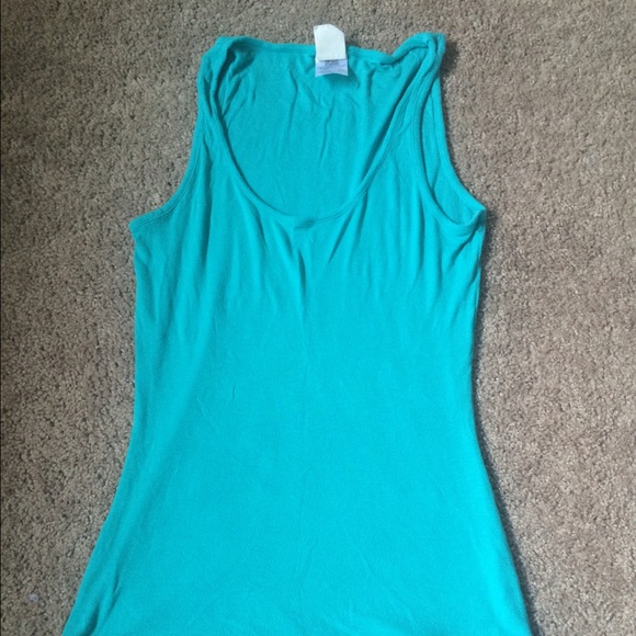 Teal tank top
