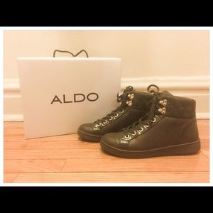 Aldo Green & Gold Elza Sneakers