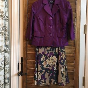 Dana Kay 2 piece jacket & skirt 💜 offers Welcomed