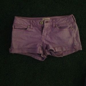 Purple Jean shorts