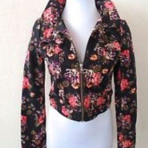 Cotton cropped jacket