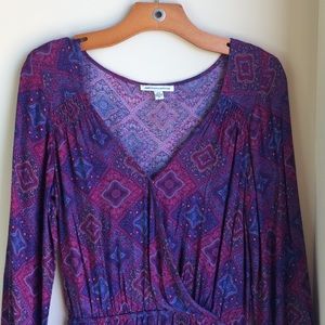 Boho Print Romper | American Eagle Outfitters