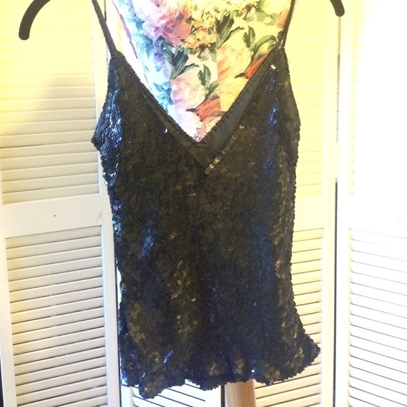 ✨black sequin tank✨ - Picture 4 of 4
