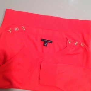 Very pretty bright tangerine sweater