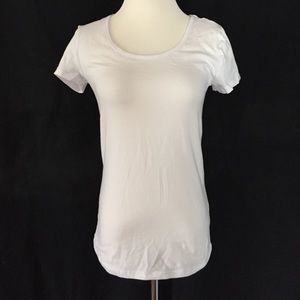 New white see see-through top size large