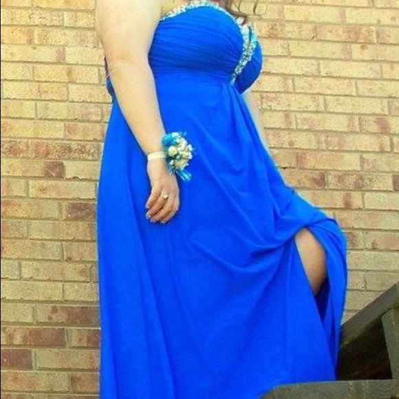 Dillards Dresses Royal Blue Prom Dress Poshmark