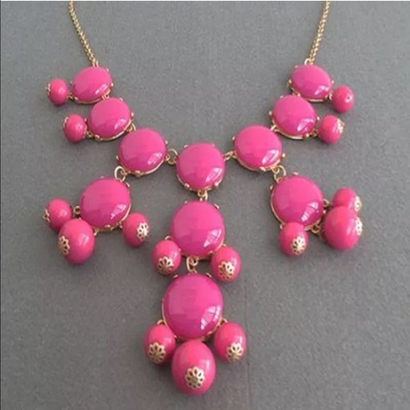 Hot Pink Large Bubble Necklace
