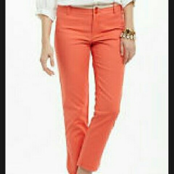 Anthropologie Orange Cartonnier Pants