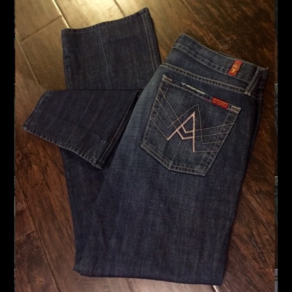 7 for all Mankind 'A' Pocket Bootcut Jeans. Sz 31