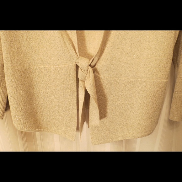 NEW WHBM Silver Shimmery Jacket Size S - Picture 4 of 4