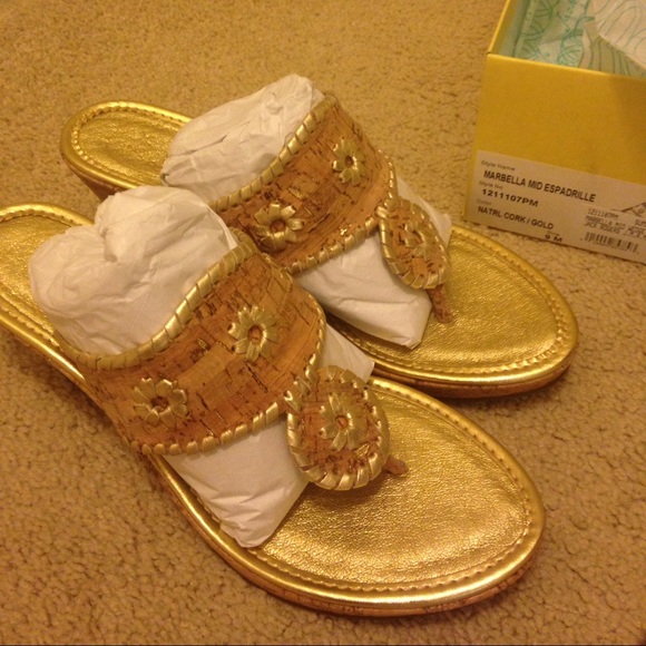New Jack Rogers Marbella Mid Wedge size 9