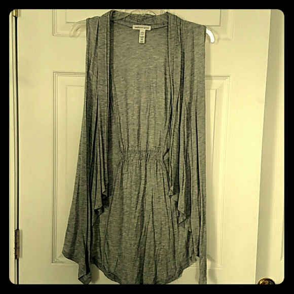 Cute Gray Flowing Tank Vest