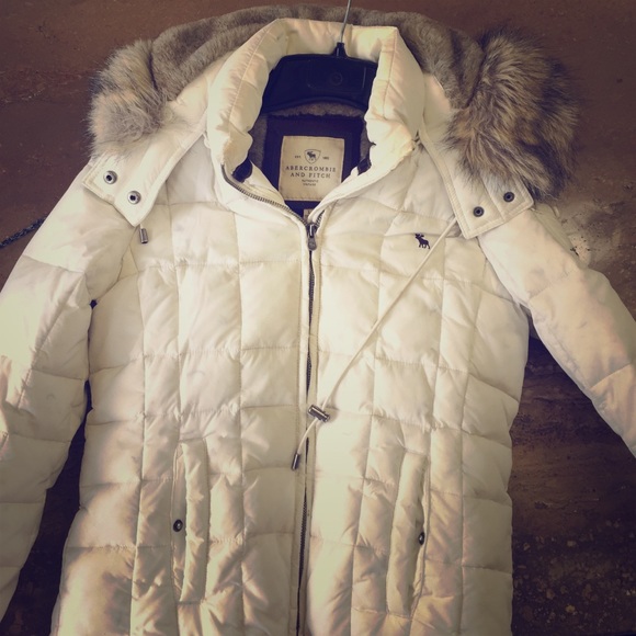 Abercrombie and Fitch fur lined winter jacket