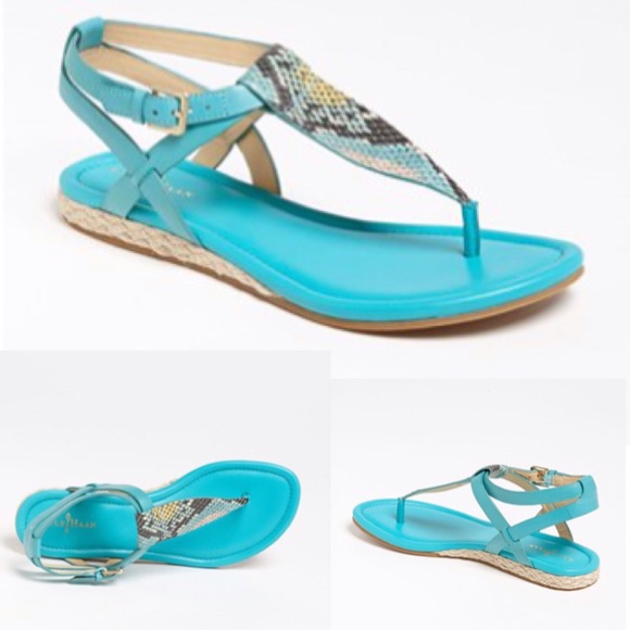 🔴Sold in bundle| Cole Haan snakeprint sandals - Picture 3 of 4