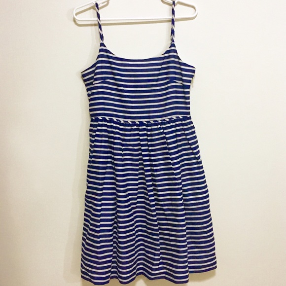 Moving sale: NWT J.Crew Blue/White Striped Dress