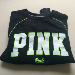 Pink Crew Neck Hoodie