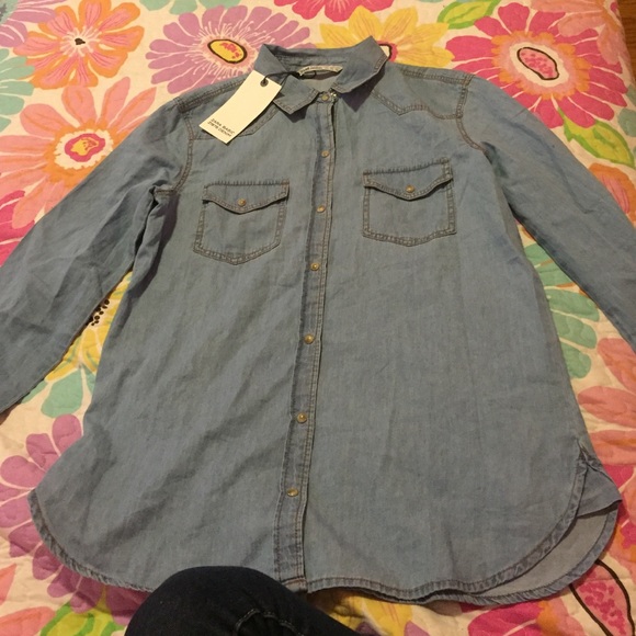 Denim shirt- Zara