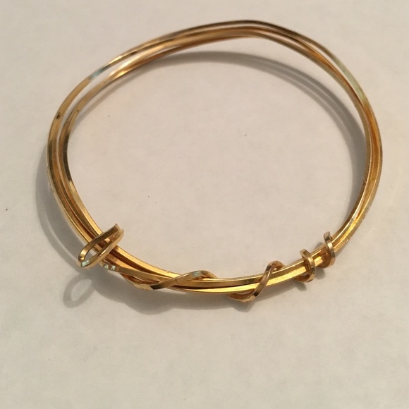 Twisted Gold  Tone Bracelet