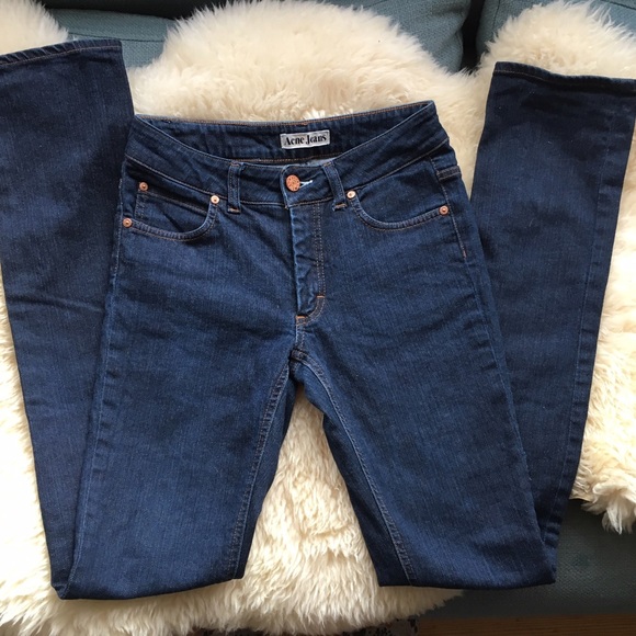 Acne Dark Wash Denim Jeans 28/34