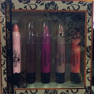 Ellen Tracy 5 pieces of thick stick lip color.