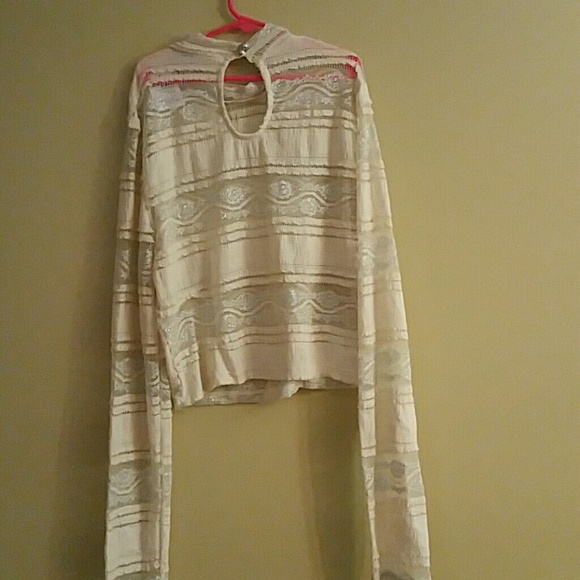 Tan shimmering shirt - Picture 4 of 4