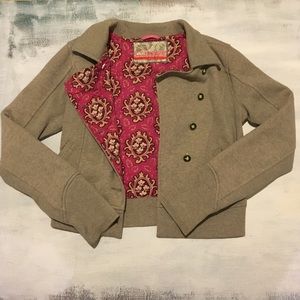 free people button up blazer