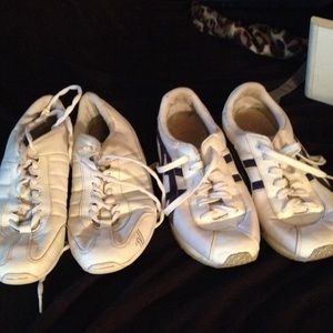 Cheershoes$35apeace verywellkeptthey cost75 apiece