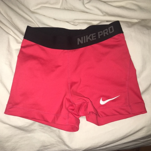 Nike Shorts Red Nike Pro Spandex Poshmark