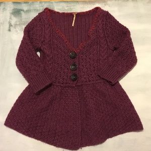 Free people peplum sweater
