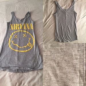 Gray Nirvana tank