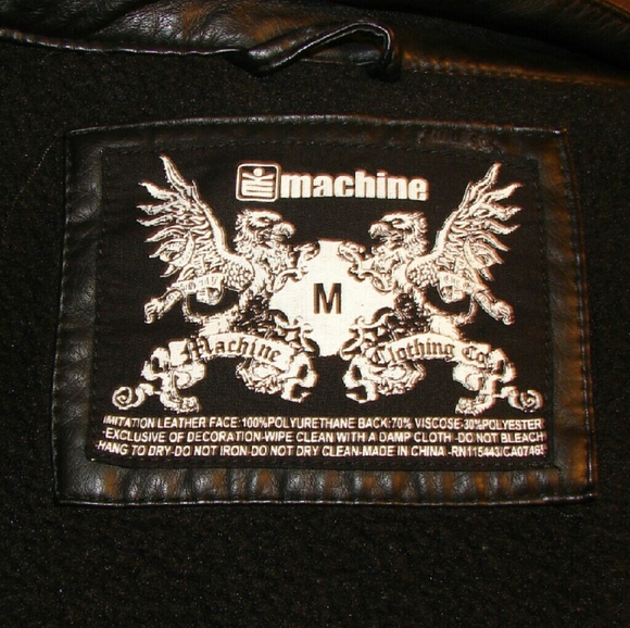 Faux Leather Black Jacket - Picture 4 of 4