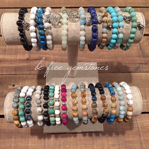 Gemstone bracelets