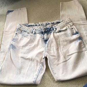 Aeropostale acid wash jeans