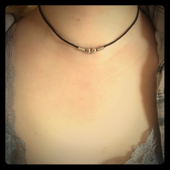 Black & Silver Choker