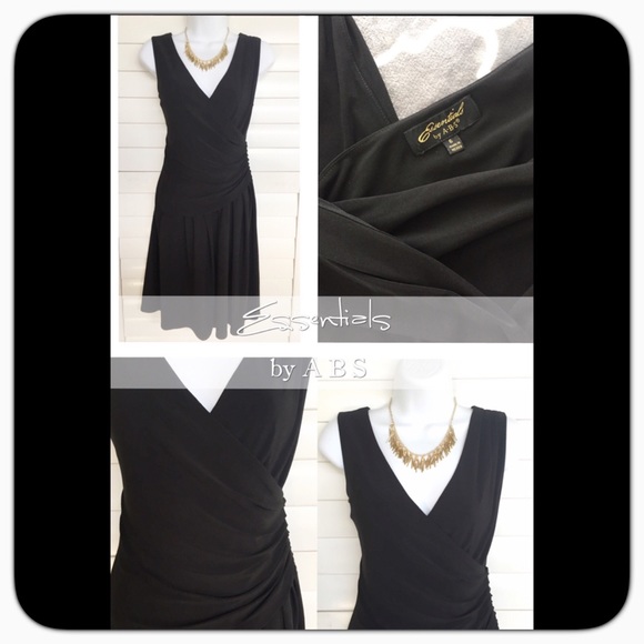 🎉 HP 🎉 Essentials by ABS Little Black Dress - Picture 1 of 5