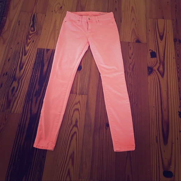 Blank NYC neon coral jeans