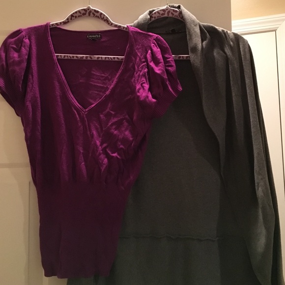 bundle of two express shirts.
