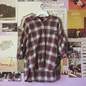 White and Red Flannel