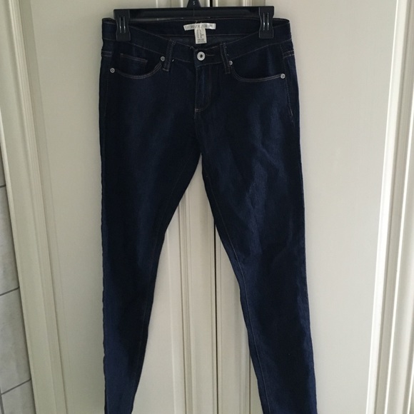 Dark blue jeans