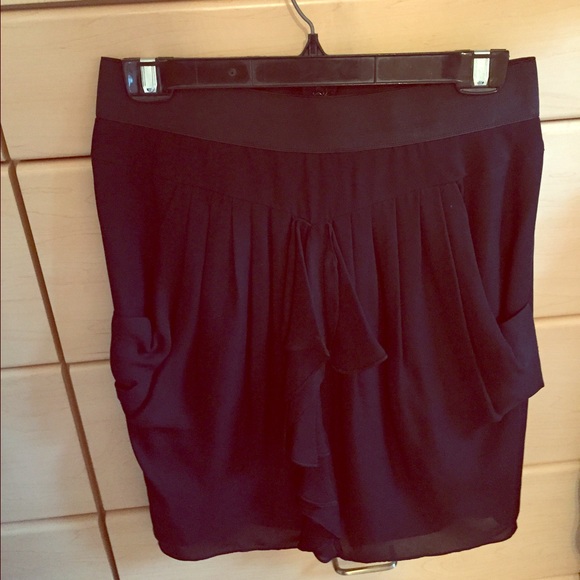 Bcbg max azria black dressy skirt