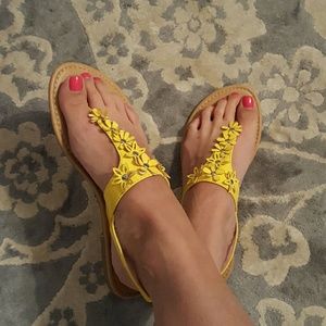 Sunny Yellow Sandals