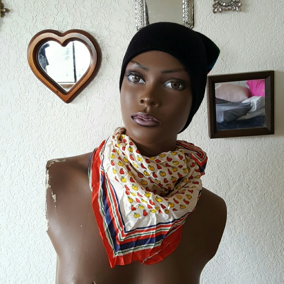 SOLD Apples and pears scarf