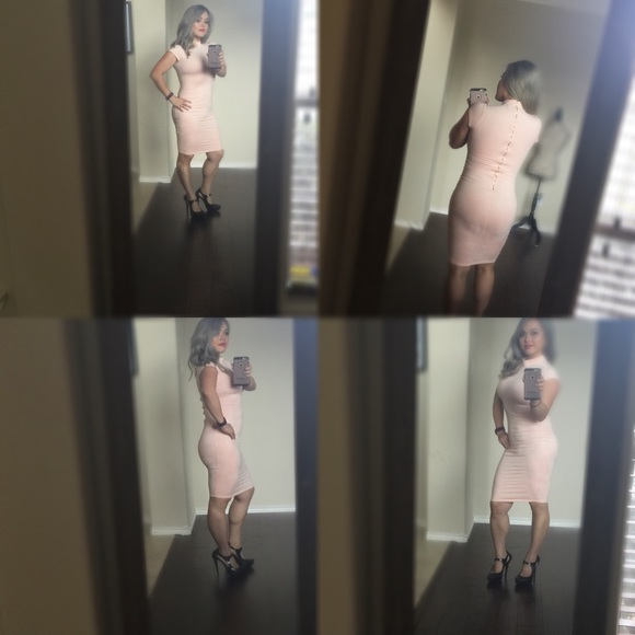 Faux suede midi dress - Picture 2 of 3