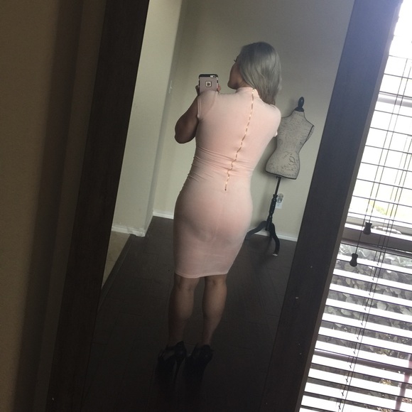 Faux suede midi dress - Picture 3 of 3