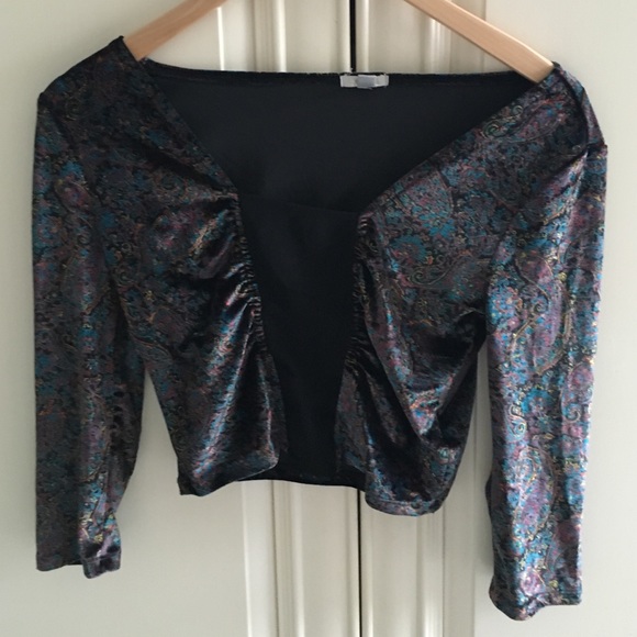 Multicolor crop top