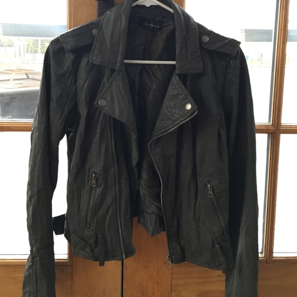 Faux leather jacket - Picture 1 of 4