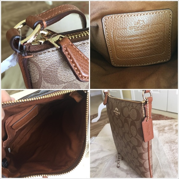 AuthenticCoach Signature North/South Crossbody Bag - Picture 3 of 4