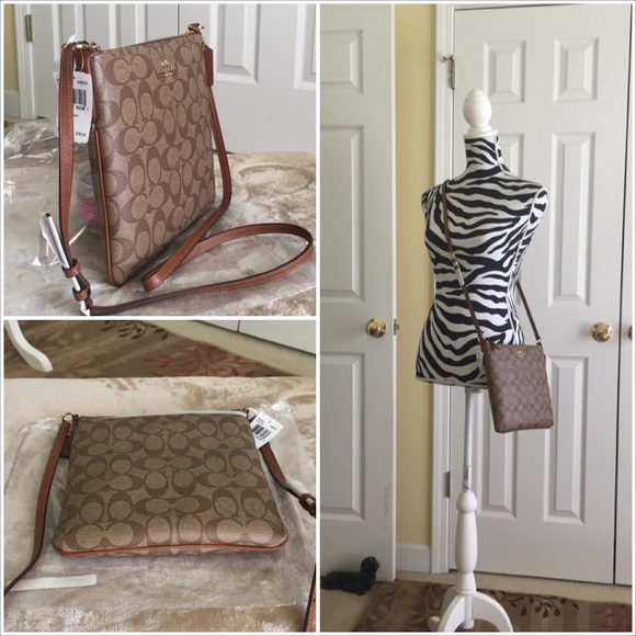 AuthenticCoach Signature North/South Crossbody Bag - Picture 4 of 4