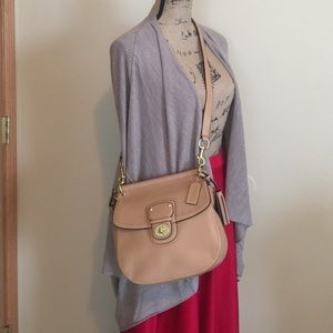NWOT COACH - Legacy Willis Sand Cross Body Bag